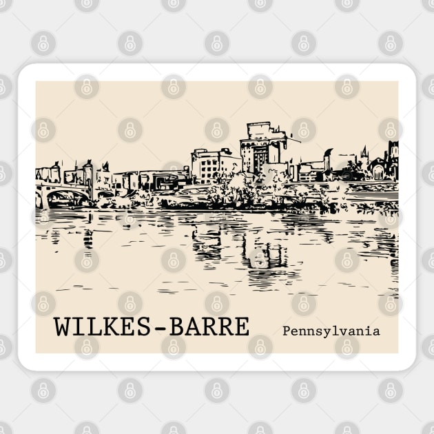 Wilkes-Barre Pennsylvania Magnet by Lakeric